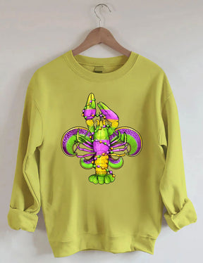 Mardi Gras Crawfish Sweatshirt