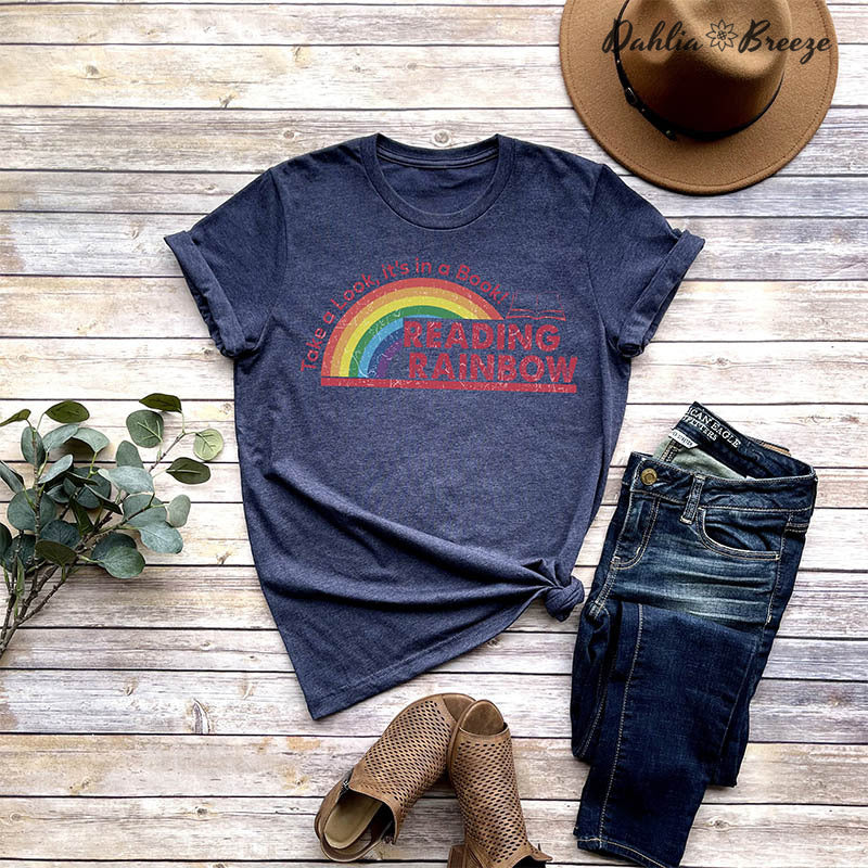 Reading Rainbow Book Lover T-shirt