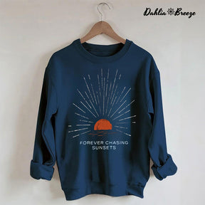 Sweat-shirt coucher de soleil sur la plage