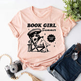 Book Girl Summer Bookish T-shirt