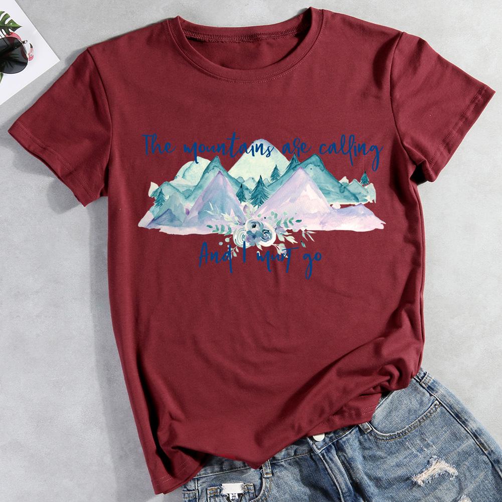 Mountains Are Calling Hiking T-shirt