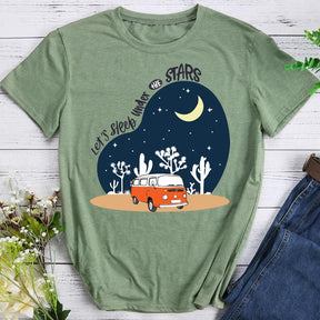 Let's Sleep Under The Star Hiking T-shirt