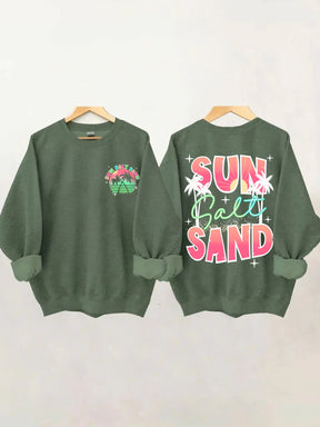 Sweat-shirt Soleil Sel Sable