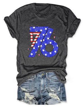 T-shirt Amérique 1776