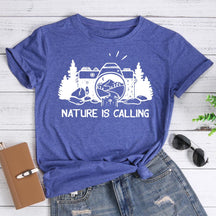 Nature Is Calling Hiking T-shirt