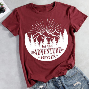 Let The Adventure Begin Hiking T-shirt