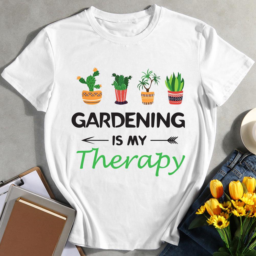 Gardening Is My Therapy Hiking T-shirt