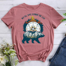 Not All Who Wander Are Lost Hiking T-shirt