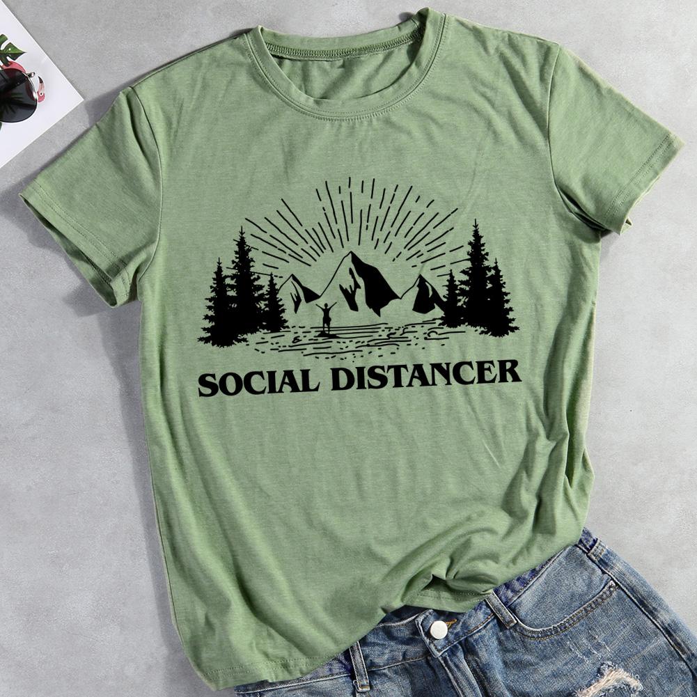 Social Distancer Hiking T-shirt