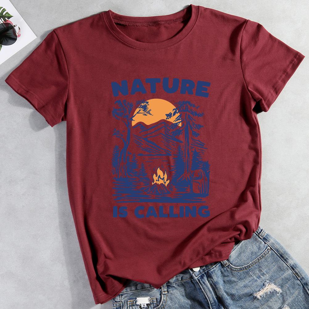 Nature Is Calling Hiking T-shirt