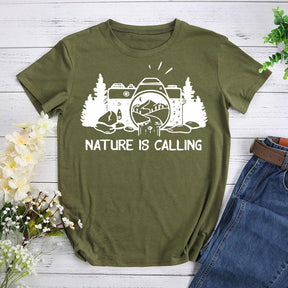 Nature Is Calling Hiking T-shirt