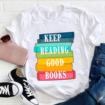 T-shirt Continuez à lire de bons livres