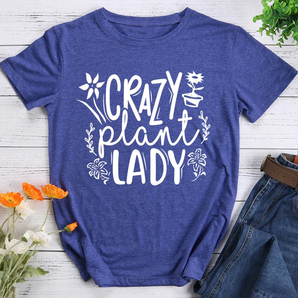 Crazy Plant Lady Hiking T-shirt