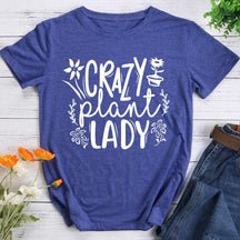 Crazy Plant Lady Hiking T-shirt