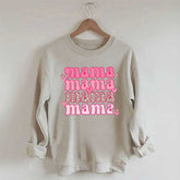 Sweat-shirt imprimé mignon coeur maman