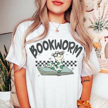 Retro Bookworm Book Lovers T-shirt