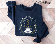 Suriel Tea Co Reading Book Lover Sweatshirt