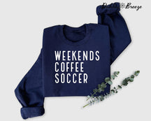 Sweat-shirt de football au café du week-end