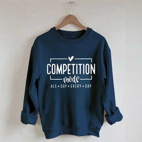 Competition Mode Letter Print Sweatshirt