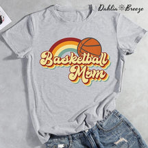 Retro Basketball Mom T-shirt