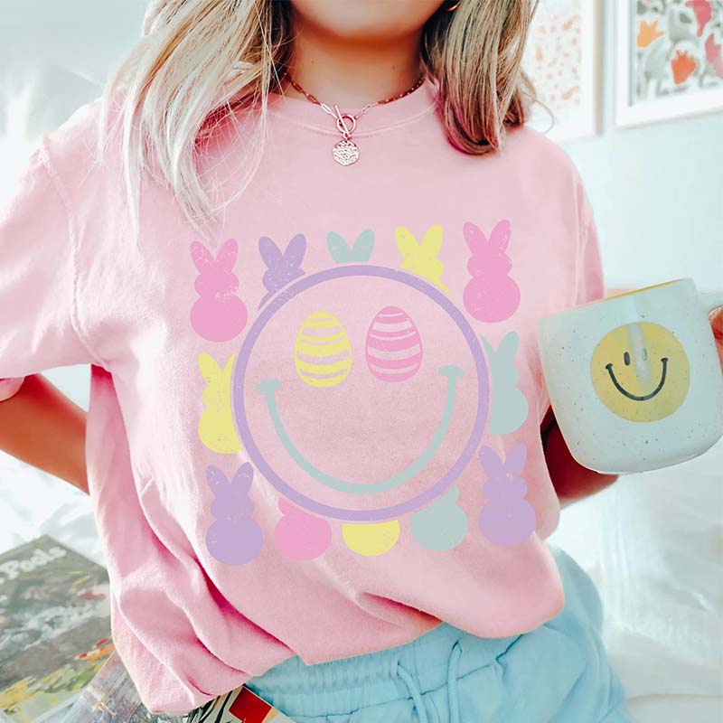 Cute Easter Print T-shirt