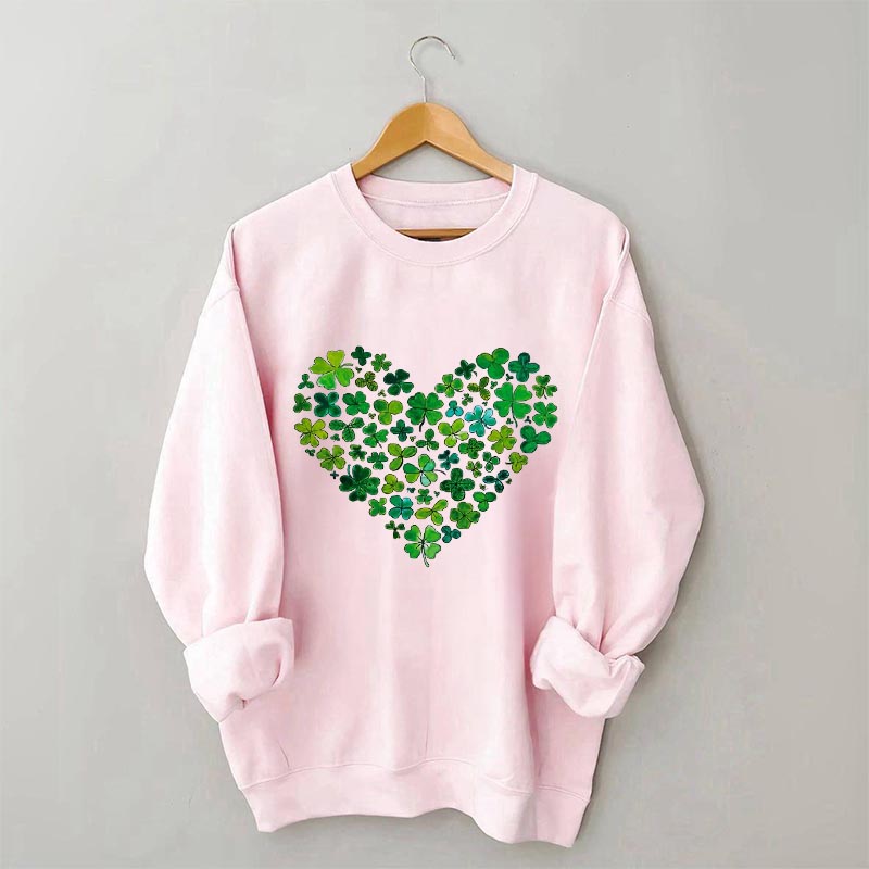 Clover Heart St. Patrick's Day Sweatshirt