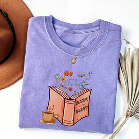 Reading Is My Therapy T-shirt