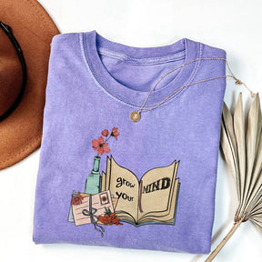 Grow Your Mind Book Lover T-shirt