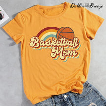 Retro Basketball Mom T-shirt