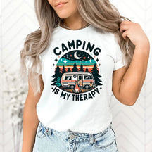 Camping Is My Therapy Camp Lover T-shirt