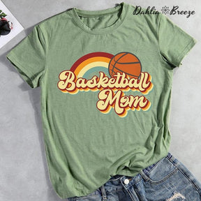 Retro Basketball Mom T-shirt