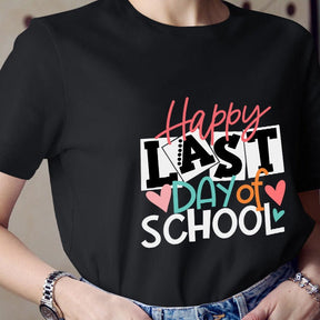 T-shirt Joyeux Dernier Jour D'école