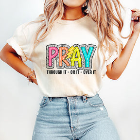 Pray On It Groovy Mama T-shirt