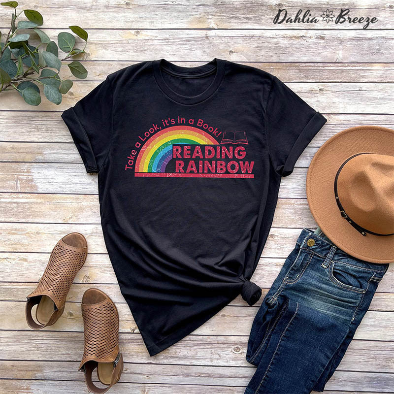 Reading Rainbow Book Lover T-shirt