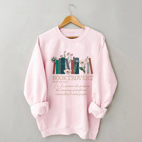 Booktrovert Book Lovers Sweatshirt