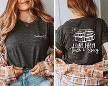 I Like Them Thick & Spicy Booktrovert T-shirt