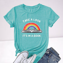 Take A Look Its in A Book T-shirt