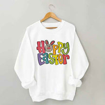 Easter Bunny Funny Print Crewneck Sweatshirt