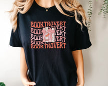 T-shirt avec nœud Booktrovert Books