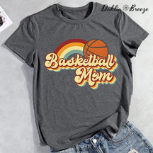 Retro Basketball Mom T-shirt