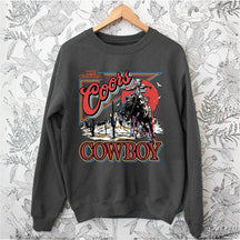 Sweat-shirt cowboy western Coors