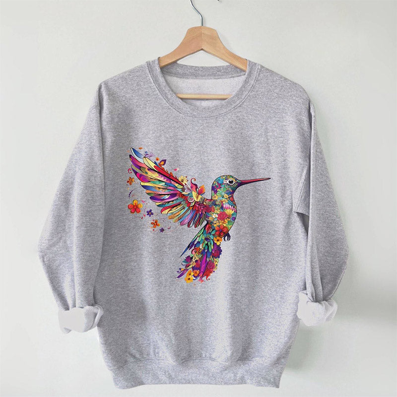 Vogelliebhaber-Kolibri-Sweatshirt