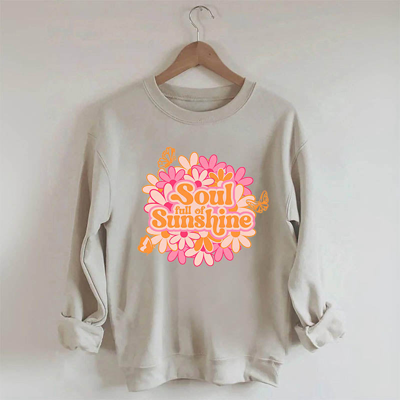 Sweat-shirt rétro Soul Full Of Sunshine