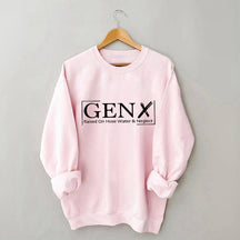 Sweat-shirt Gen X élevé avec de l'eau et de la négligence