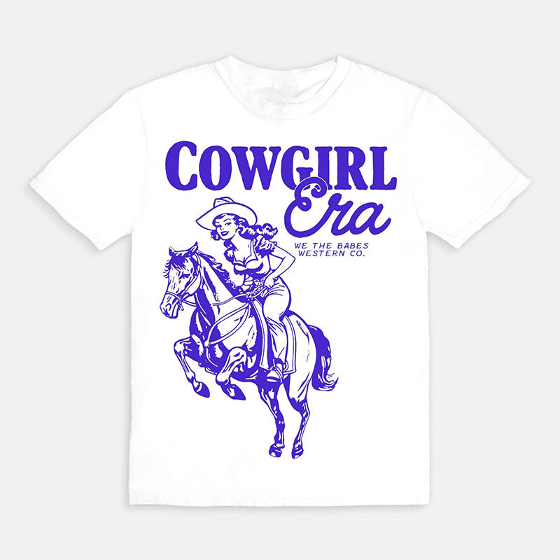 T-shirt inspiré de l’ère Cowgirl vintage