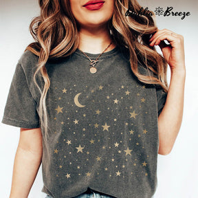 T-shirt Lune et Etoiles