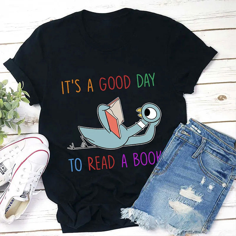 T-shirt C'est une bonne journée pour lire un livre