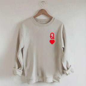 Sweat Reine De Coeur 