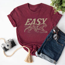 Easy Tiger Hippie Funny T-shirt