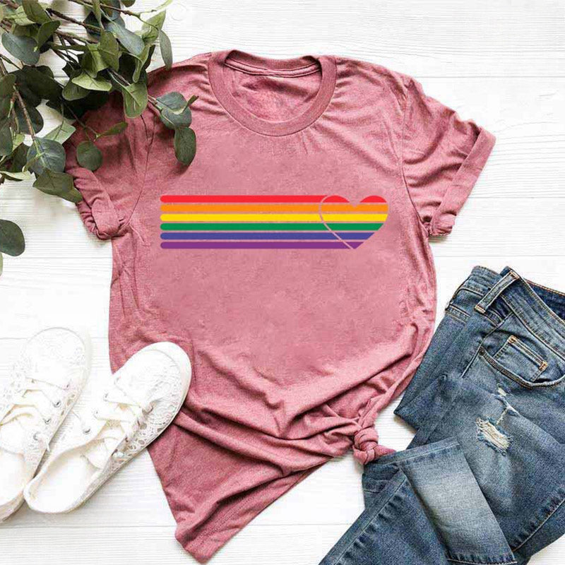 Rainbow Heart T-shirt